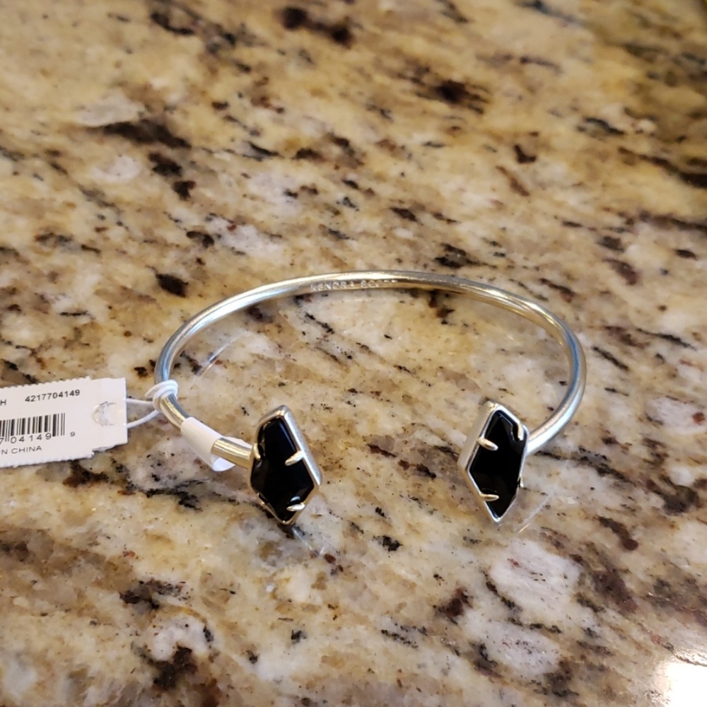 RESTOCKED Kendra Scott Black & Gold Cuff Bracelet - Picture 3 of 6